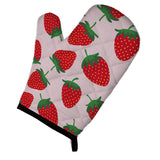 Caroline'S Treasures Strawberries On Pink Oven Mitt, Multicolor, 12 X 8.5