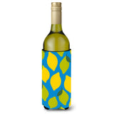 Caroline'S Treasures Lemons And Limes Wine Bottle Beverage Insulator Hugger, 750 Ml, Multicolor