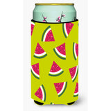 Caroline'S Treasures Watermelon On Lime Green Tall Boy Beverage Insulator Hugger, Multicolor