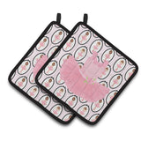 Caroline'S Treasures Bb5153Pthd Ballerina Pink Tutu Pair Of Pot Holders, 7.5 H X 7.5 W, Multicolor
