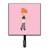 Caroline'S Treasures Ballerina Red Head Releve Wall Hook, Small, Multicolor