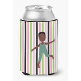 Caroline'S Treasures Dancer Bikatard African American Can Or Bottle Hugger, Can Hugger, Multicolor