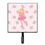 Caroline'S Treasures Ballerina Long Haired Blonde Wall Hook, Small, Multicolor