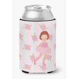 Caroline'S Treasures Ballerina Red Short Hair Can Or Bottle Hugger, Can Hugger, Multicolor