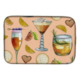 Caroline'S Treasures Drinks And Cocktails Peach Dish Drying Mat, 14 X 21