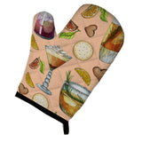 Caroline'S Treasures Bb5200Ovmt Drinks & Cocktails Peach Oven Mitt, 12 H X 8.5 W, Multicolor