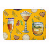 Caroline'S Treasures Drinks And Cocktails Gold Floor Mat, 19 H X 27 W, Multicolor