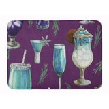 Caroline'S Treasures Drinks And Cocktails Purple Floor Mat, 19 H X 27 W, Multicolor