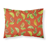 Caroline'S Treasures Lemons, Limes And Oranges Printed, Polyester, 250 Thread Count, Envelope Closure Pillowcase, Standard, Mu