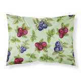 Caroline'S Treasures Berries In Green Pillowcase, Standard, Multicolor