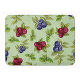 Caroline'S Treasures Berries In Green Floor Mat, 19 H X 27 W, Multicolor