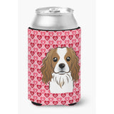 Caroline'S Treasures Cavalier Spaniel Hearts Can Or Bottle Hugger, Multicolor