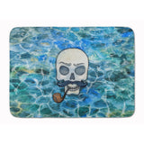 Caroline'S Treasures Skeleton Skull Pirate Floor Mat, 19 H X 27 W, Multicolor