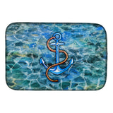 Caroline'S Treasures Anchor Dish Drying Mat, 14 X 21