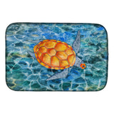 Caroline'S Treasures Sea Turtle Dish Drying Mat, 14 X 21, Multicolor