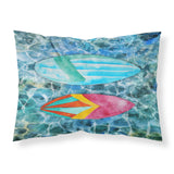 Caroline'S Treasures Surf Boards On The Water Pillowcase, Standard, Multicolor