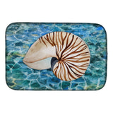 Caroline'S Treasures Sea Shell And Water Dish Drying Mat, 14 X 21