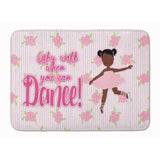Caroline'S Treasures Ballet African American Pigtails Floor Mat, 19 H X 27 W, Multicolor