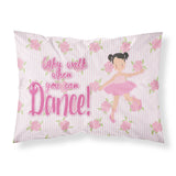 Caroline'S Treasures Ballet Pigtails Pillowcase, Standard, Multicolor