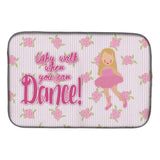 Caroline'S Treasures Ballet Long Blonde Hair Dish Drying Mat, 14 X 21, Multicolor