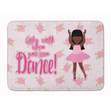 Caroline'S Treasures Ballet Long Hair African American Floor Mat, 19 H X 27 W, Multicolor