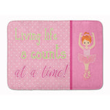 Caroline'S Treasures Ballet In 8 Counts Red Hair Floor Mat, 19 H X 27 W, Multicolor