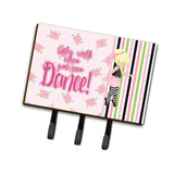 Caroline'S Treasures Ballet Dance Stripes Blonde Wall Hook, Triple