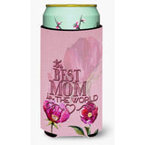 Caroline'S Treasures The Best Mom In The World Tall Boy Beverage Insulator Hugger, Multicolor