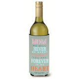 Caroline'S Treasures Bb5421Literk Mom Forever In My Heart Wine Bottle Beverage Insulator Hugger, 750Ml, Multicolor