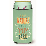 Caroline'S Treasures Let Nature Into Your Yd Tall Boy Beverage Insulator Hugger, Multicolor