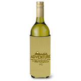 Caroline'S Treasures Bb5467Literk Adventure Is Worthwhile Wine Bottle Beverage Insulator Hugger, 750Ml, Multicolor