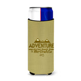 Caroline'S Treasures Adventure Is Worthwhile Michelob Ultra Hugger For Slim Cans, Multicolor