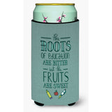 Caroline'S Treasures Education Fruits Are Sweet Teacher Tall Boy Beverage Insulator Hugger, Multicolor