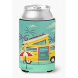 Caroline'S Treasures Greatest Adventure Camper Van Can Or Bottle Hugger, Can Hugger, Multicolor