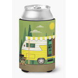 Caroline'S Treasures Greatest Adventure Retro Camper Can Or Bottle Hugger, Can Hugger, Multicolor