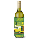 Caroline'S Treasures Bb5478Literk Greatest Adventure Retro Camper Wine Bottle Beverage Insulator Hugger, 750Ml, Multicolor