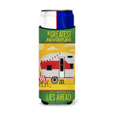 Caroline'S Treasures Greatest Adventure Retro Camper Desert Michelob Ultra Hugger For Slim Cans, Multicolor