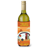Caroline'S Treasures Bb5480Literk Greatest Adventure New Camper Wine Bottle Beverage Insulator Hugger, 750Ml, Multicolor