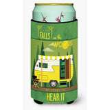 Caroline'S Treasures Be In The Woods Retro Camper Tall Boy Beverage Insulator Hugger, Multicolor