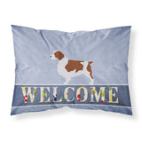 Caroline'S Treasures Welsh Springer Spaniel Welcome Pillowcase, Standard,