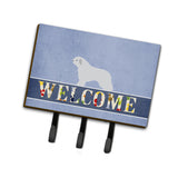 Caroline'S Treasures Spanish Water Dog Welcome Wall Hook, Triple, Multicolor