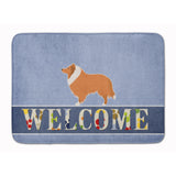 Caroline'S Treasures Collie Welcome Floor Mat, 19 X 27, Multicolor