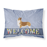 Caroline'S Treasures Welcome Corgi Pillowcase, Standard