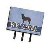 Caroline'S Treasures Croatian Sheepdog Welcome Wall Hook, Triple, Multicolor