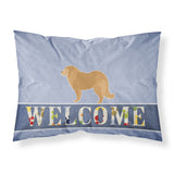 Caroline'S Treasures Caucasian Shepherd Dog Welcome Pillowcase, Standard, Multicolor