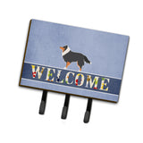 Caroline'S Treasures Shetland Sheltie And Shetl And Sheepdog Welcome Wall Hook, Triple, Multicolor