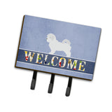 Caroline'S Treasures Maltese Welcome Wall Hook, Triple