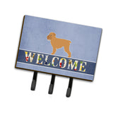 Caroline'S Treasures Brussels Griffon Welcome Wall Hook, Triple, Multicolor