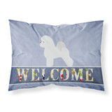 Caroline'S Treasures Bichon Frise Welcome Pillowcase, Standard,