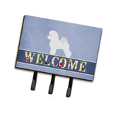 Caroline'S Treasures Bichon Frise Welcome Wall Hook, Triple